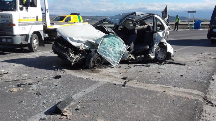 Accidente con dos fallecidos en Arcos de la Frontera (Cádiz)