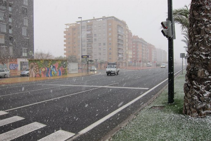 Nieve en Murcia, nevada, frío