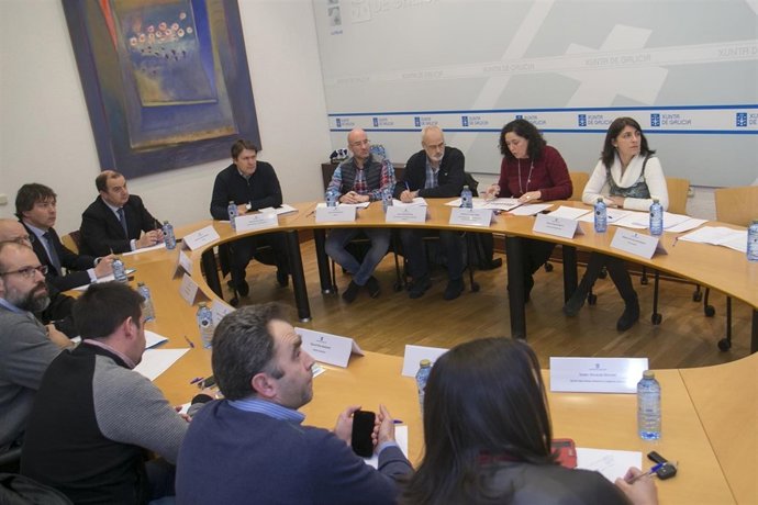 Reunión de ganaderos con la conselleira de Medio Rural.