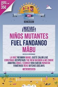 Fuel Fandango, Niños Mutantes y Mäbu, nuevas confirmaciones del SanSan Festival 2017