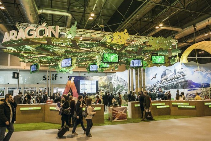 Stand de Aragón en Fitur