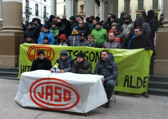Trabajadores de Jaso. 