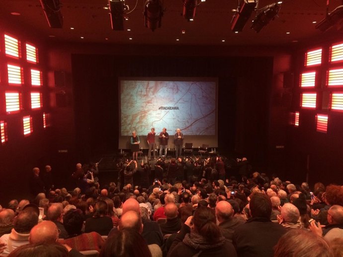 I.Errejón, X.Domènech y J.L.Carod Rovira en un debate