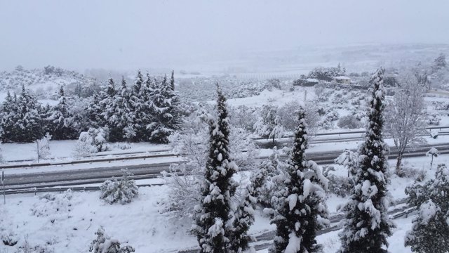 Nieve málaga ronda enero 2017