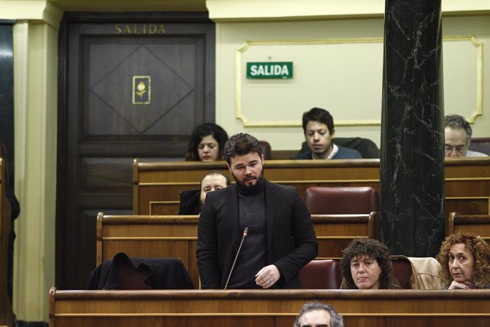 Gabriel Rufián en el Congreso