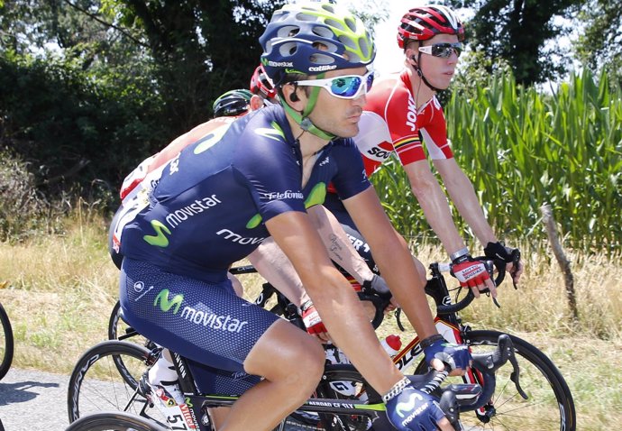 El ciclista español Gorka Izagirre, del Movistar Team