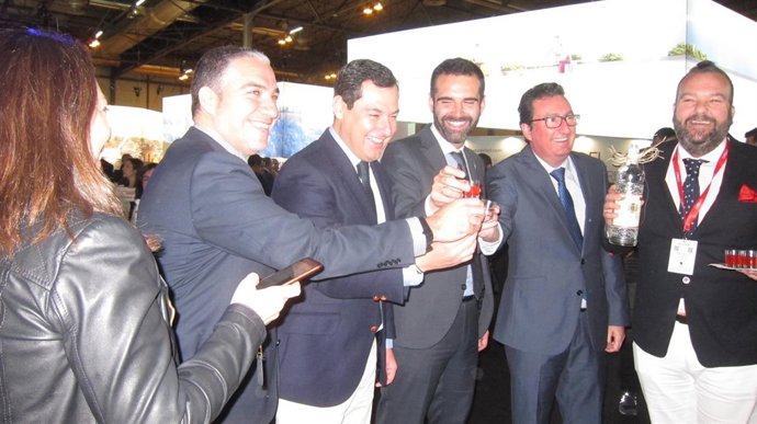 Juanma Moreno, hoy en Fitur