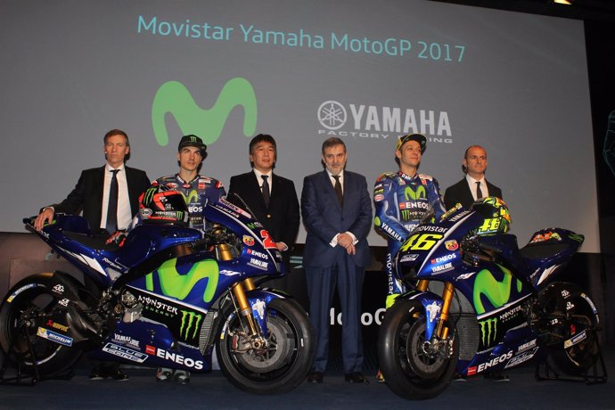 Presentación del Movistar Yamaha para el Mundial 2017