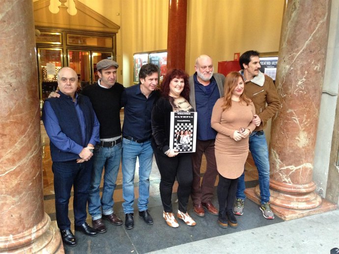 Los actores de 'El Intercambio', en el Olympia