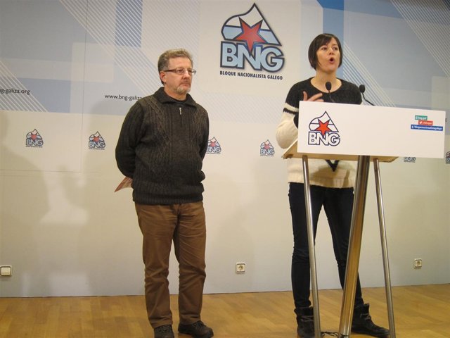Suso Seixo (CIG) y Ana Pontón (BNG)