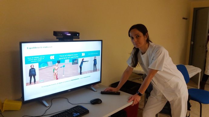 La fisioterapeuta que lleva la Rehabilitación Virtual en el hospital del Rosell