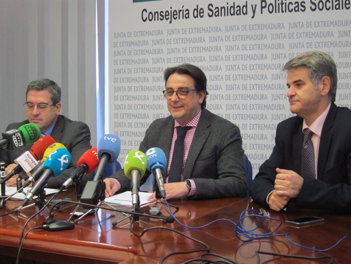 Luis López, José María Vergeles y Ceciliano Franco 