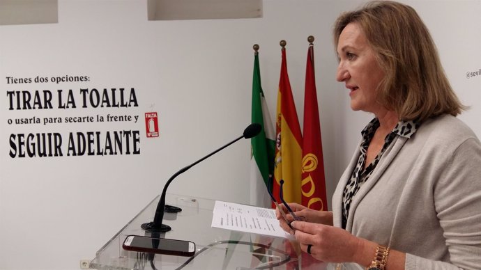 La concejal del PP en el Ayuntamiento de Sevilla, María del Mar Sánchez Estrella