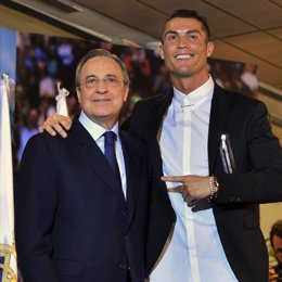 Cristinao Ronaldo y Florentino Perez 