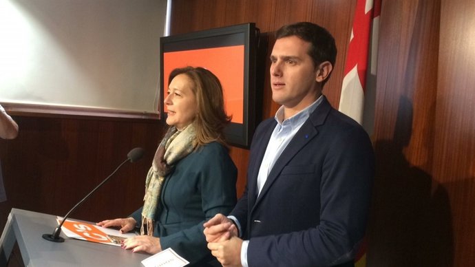 Carina Mejías y Albert Rivera, C's