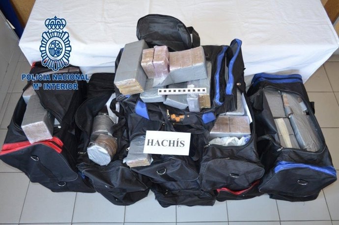 Hachís intervenido en La Jonquera