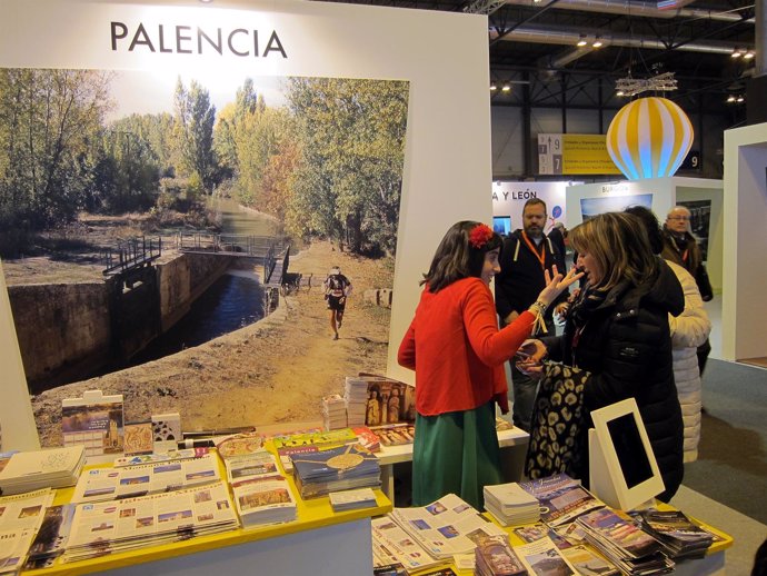 Expositor de Palencia en Fitur