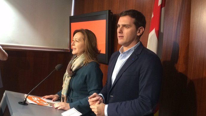 Carina Mejías y Albert Rivera, C's