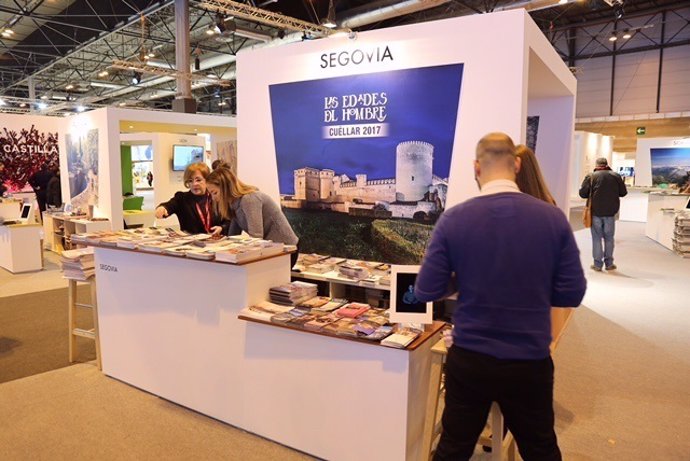 Expositor de Segovia en FITUR