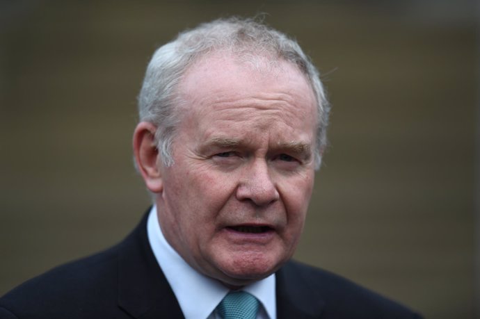 El viceministro principal de Irlanda del Norte, Martin McGuinness.