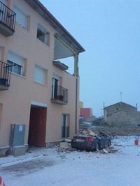 La vivienda que ha quedado totalmente destruida