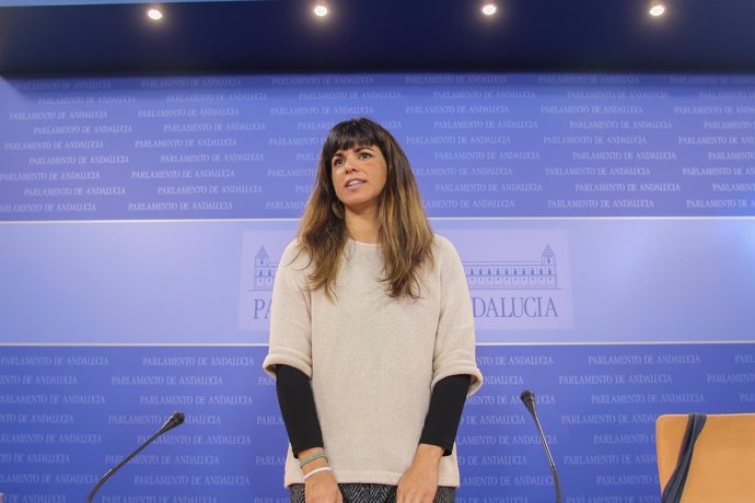 La coordinadora general de Podemos Andalucía, Teresa Rodríguez