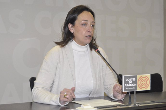 La diputada del PP en las Cortes de Aragón, Carmen Susín