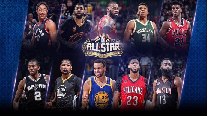 Quintetos del All Star 2017 de la NBA