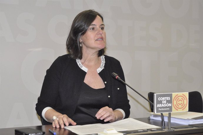 La diputada del PAR en las Cortes de Aragón, Elena Allué