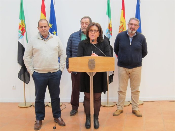 Patrocinio Sánchez tras la reunión con Vara