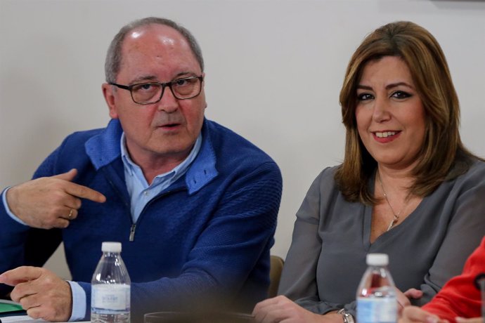 Susana Díaz y Juan Cornejo, este viernes
