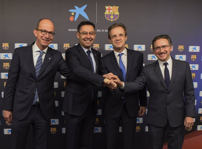 Jordi Cardoner, Josep Maria Bartomeu, Jordi Gual y Jaume Giró