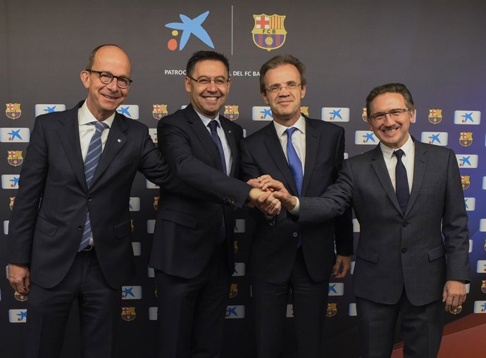 Jordi Cardoner, Josep Maria Bartomeu, Jordi Gual y Jaume Giró