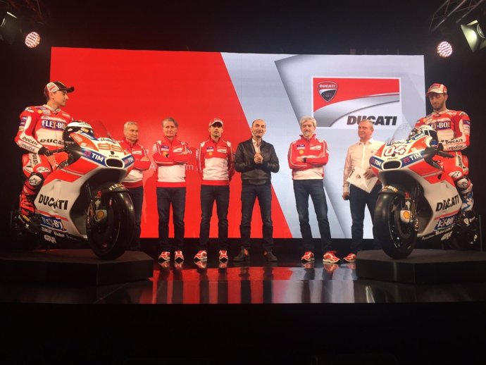 Presentación del equipo Ducati de MotoGP