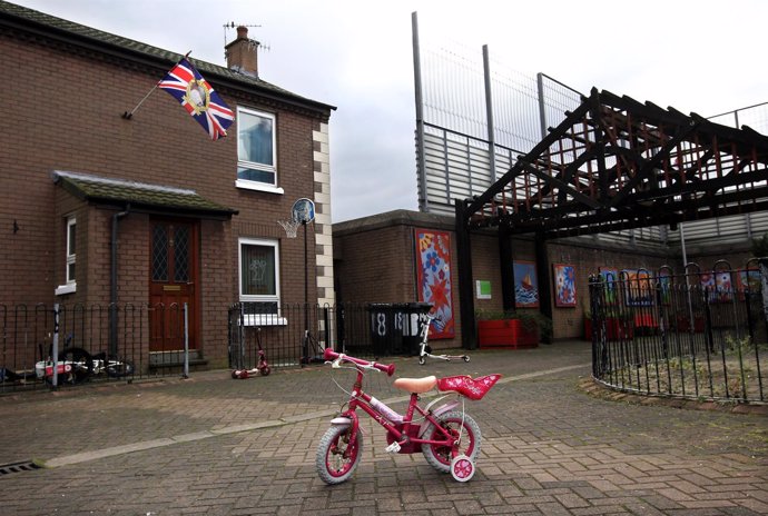 Una bicicleta infantil en Belfast