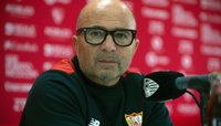 Sampaoli: "Quiero disfrutar el momento y no me ilusiono con nada que no sea el Sevilla"