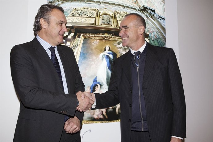 Antonio Muñoz, con presidente de la Confederación Española de Agencias de Viaje