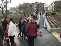 Inauguradas las escaleras y rampas de Los Castros a General Dávila