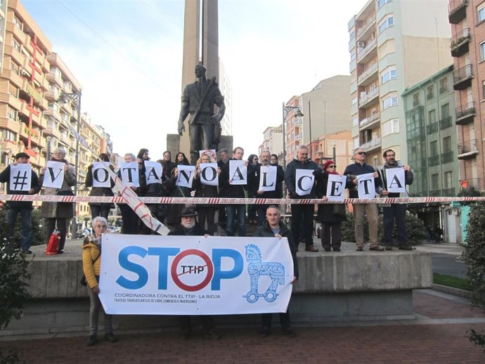 La plataforma contra el TTIP de La Rioja pide votar "no" al CETA