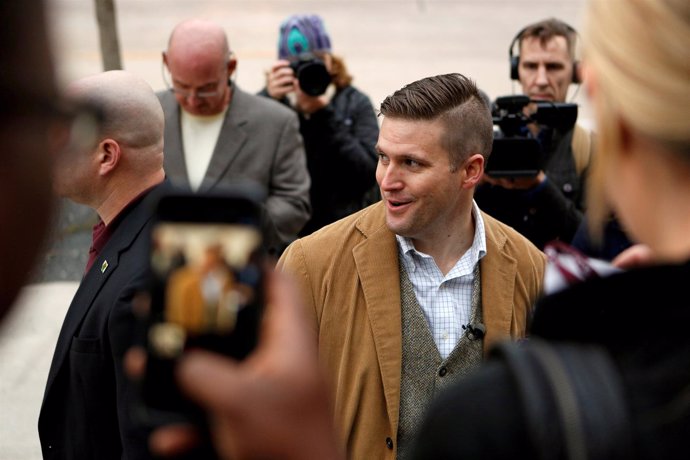 El líder ultraderechista estadoundiense Richard Spencer