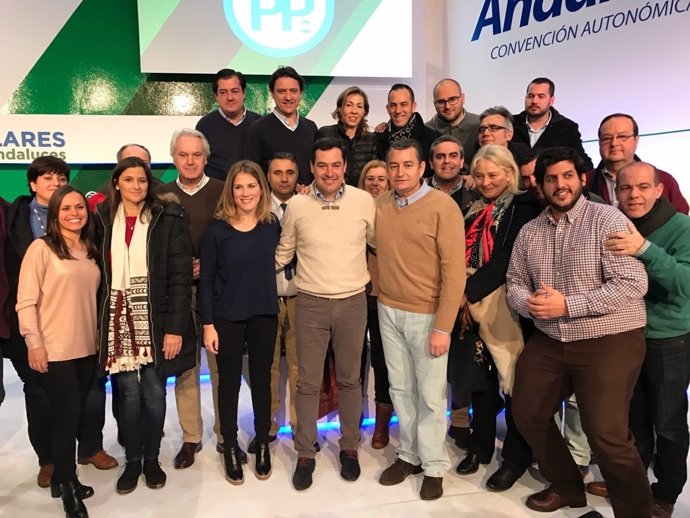 Sanz en la convención del PP regional de Granada