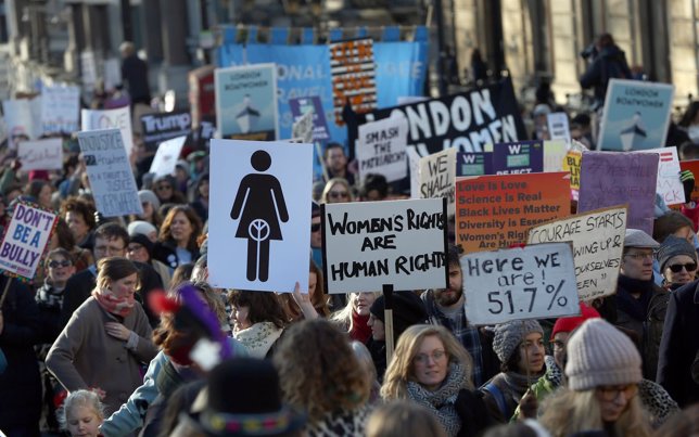 Marcha de mujeres contra Trump