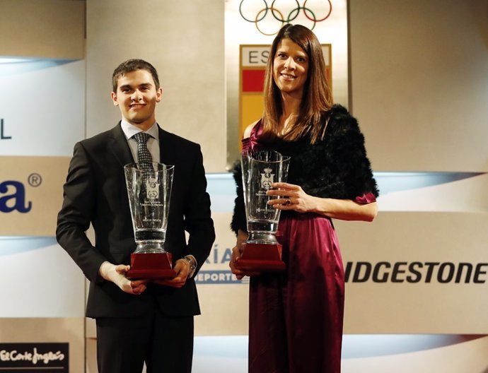 Bruno Hortelano y Ruth Beitia