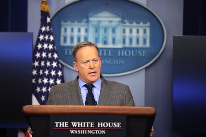 El portavoz de la Casa Blanca, Sean Spicer