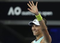 Muguruza: "Estoy contenta con cómo jugué hoy"