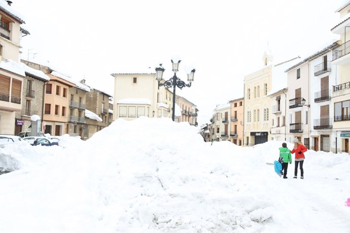 Vilafranca, nieve