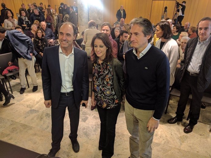 Junta Directiva del PP de Canntabria conn Levy y De la Serna