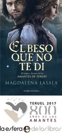 Magdalena Lasala dedica a los Amantes de Teruel su nueva novela 'El beso que no te di'
