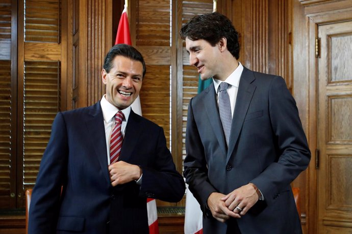 Peña Nieto y Justin Trudeau