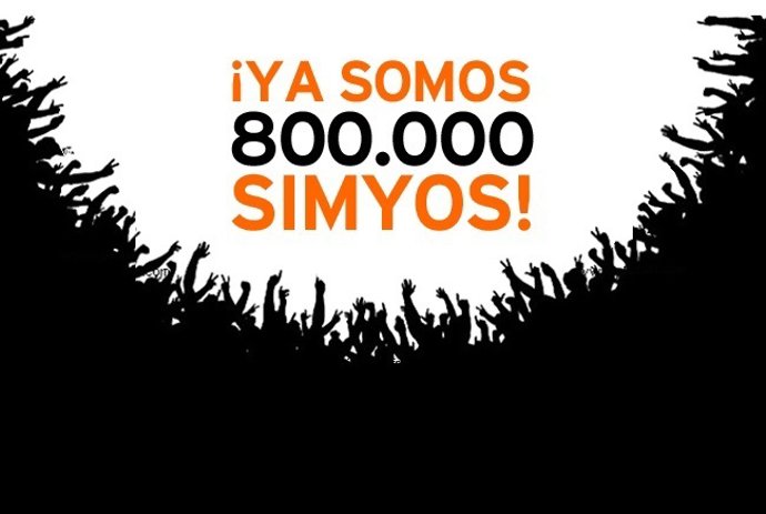 Simyo alcanza las 800.000 líneas